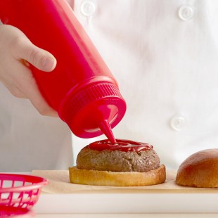 Vollrath 4932-02 Traex® 32 oz. Red Single Tip Wide Mouth Squeeze Bottle Vollrath 4932-02 Traex® 32 oz. Red Single Tip Wide Mouth Squeeze Bottle