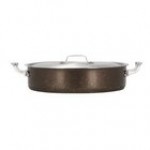 Bon Chef 60032DESERT Cucina 9 Qt. Desert Stainless Steel Induction Brazier Pot with Lid