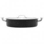 Bon Chef 60032DESERT Cucina 9 Qt. Desert Stainless Steel Induction Brazier Pot with Lid