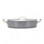 Bon Chef 60032DESERT Cucina 9 Qt. Desert Stainless Steel Induction Brazier Pot with Lid