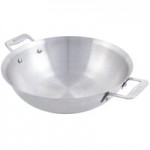Bon Chef 60032DESERT Cucina 9 Qt. Desert Stainless Steel Induction Brazier Pot with Lid