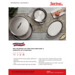 Spring USA Primo! 1.5 Qt. 5-Ply Oval Saute Pan with Stainless Steel Handles 8188-60/38