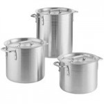 Choice 16 Qt. Standard Weight Aluminum Stock Pot
