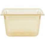 Vollrath 9038410 Super Pan® 1/3 Size Amber High Heat Plastic Food Pan - 8