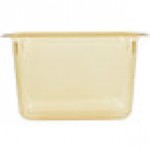 Vollrath 9038410 Super Pan® 1/3 Size Amber High Heat Plastic Food Pan - 8
