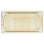 Vollrath 9038410 Super Pan® 1/3 Size Amber High Heat Plastic Food Pan - 8
