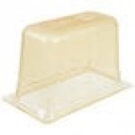 Vollrath 9038410 Super Pan® 1/3 Size Amber High Heat Plastic Food Pan - 8