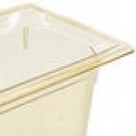 Vollrath 9038410 Super Pan® 1/3 Size Amber High Heat Plastic Food Pan - 8