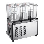 Carnival King RBD5G3 Triple 5 Gallon Bowl Refrigerated Beverage Dispenser - 120V