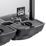 Carnival King RBD5G3 Triple 5 Gallon Bowl Refrigerated Beverage Dispenser - 120V