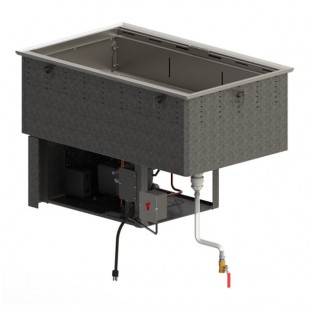 Vollrath FC-4CP-03120-FA Three Pan Forced Air Drop-In Cold Food Well - 120V