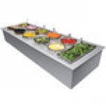 Hatco IWB-6 Six Pan Drop-In Ice-Cooled Food Well Hatco IWB-6 Six Pan Drop-In Ice-Cooled Food Well