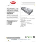 Hatco IWB-6 Six Pan Drop-In Ice-Cooled Food Well Hatco IWB-6 Six Pan Drop-In Ice-Cooled Food Well