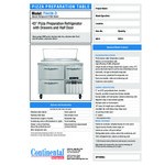 Continental Refrigerator PA43N-D 43 Continental Refrigerator PA43N-D 43