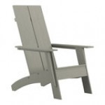 Flash Furniture Sawyer Black Faux Wood Adirondack Chair Flash Furniture Sawyer Black Faux Wood Adirondack Chair