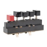 Waring 018794 Replacement 5 Push Button Switch for CB10 and LBC10 Series Blenders Waring 018794 Replacement 5 Push Button Switch for CB10 and LBC10 Series Blenders