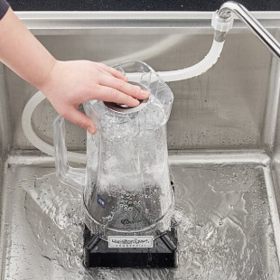 Hamilton Beach BCR100R Commercial Container Rinser with Stainless Steel Nozzle and Hose - 2.2 GPM