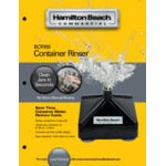 Hamilton Beach BCR100R Commercial Container Rinser with Stainless Steel Nozzle and Hose - 2.2 GPM