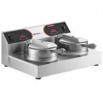 Nemco 7000A-2S240 SilverStone Non-Stick Dual Waffle Maker - 240V Nemco 7000A-2S240 SilverStone Non-Stick Dual Waffle Maker - 240V