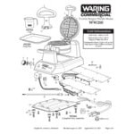 Waring WW200 Double Belgian Waffle Iron / Maker - 120V Waring WW200 Double Belgian Waffle Iron / Maker - 120V