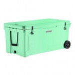 CaterGator CG170WHW White 170 Qt. Mobile Rotomolded Outdoor Cooler / Ice Chest