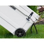 CaterGator CG170WHW White 170 Qt. Mobile Rotomolded Outdoor Cooler / Ice Chest