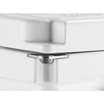 CaterGator CG170WHW White 170 Qt. Mobile Rotomolded Outdoor Cooler / Ice Chest