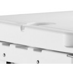 CaterGator CG170WHW White 170 Qt. Mobile Rotomolded Outdoor Cooler / Ice Chest