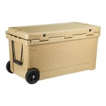 CaterGator CG100SPBW Beige 110 Qt. Mobile Rotomolded Outdoor Cooler / Ice Chest CaterGator CG100SPBW Beige 110 Qt. Mobile Rotomolded Outdoor Cooler / Ice Chest