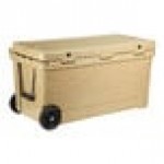 CaterGator CG100SPBW Beige 110 Qt. Mobile Rotomolded Outdoor Cooler / Ice Chest CaterGator CG100SPBW Beige 110 Qt. Mobile Rotomolded Outdoor Cooler / Ice Chest