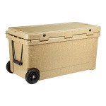 CaterGator CG100SPBW Beige 110 Qt. Mobile Rotomolded Outdoor Cooler / Ice Chest CaterGator CG100SPBW Beige 110 Qt. Mobile Rotomolded Outdoor Cooler / Ice Chest