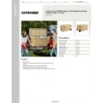 CaterGator CG100SPBW Beige 110 Qt. Mobile Rotomolded Outdoor Cooler / Ice Chest CaterGator CG100SPBW Beige 110 Qt. Mobile Rotomolded Outdoor Cooler / Ice Chest