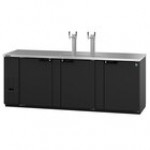 Hoshizaki DD95-S Stainless Steel Double Tap Kegerator Beer Dispenser - (5) 1/2 Keg Capacity