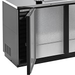 Beverage-Air DD78HC-1-B-12T Twelve Tap Kegerator Beer Dispenser - Black, (4) 1/2 Keg Capacity