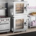 Cooking Performance Group 2OCB16I Double-Stacked 6 Pan Half Size Electric Combi Oven with Manual Controls - 208/240V, 3 Phase, 20.2 kW