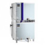 Cooking Performance Group 2OCB16I Double-Stacked 6 Pan Half Size Electric Combi Oven with Manual Controls - 208/240V, 3 Phase, 20.2 kW