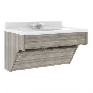 Tot Mate TM8360R.S3322 Shadow Elm Single Laminate Wall Vanity - 31