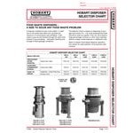 Hobart FD4/200-1 Commercial Garbage Disposer with Adjustable Flanged Feet - 2 hp, 208-230/460V