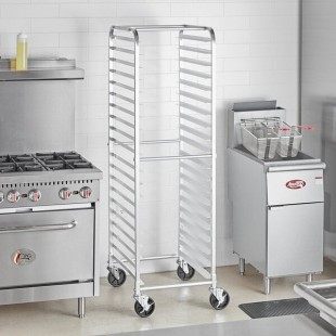 Steelton 20 Pan End Load Bun / Sheet Pan Rack - Unassembled