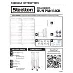 Steelton 20 Pan End Load Bun / Sheet Pan Rack - Unassembled