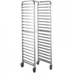 Steelton 20 Pan End Load Bun / Sheet Pan Rack - Unassembled