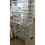 Steelton 20 Pan End Load Bun / Sheet Pan Rack - Unassembled