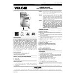 Vulcan 2VK85DF-1 PowerFry5 Natural Gas 170-180 lb. 2 Unit Floor Fryer System with Digital Controls and KleenScreen Filtration - 180,000 BTU