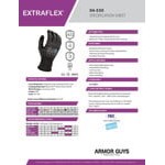 Armor Guys Extraflex 04-550-L Dark Gray 18 Gauge A5 Gloves with Black HCT Nano-Foam Nitrile Palm Coating - Large Armor Guys Extraflex 04-550-L Dark Gray 18 Gauge A5 Gloves with Black HCT Nano-Foam Nitrile Palm Coating - Large