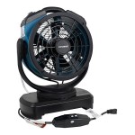 XPOWER Portable 3-Speed Indoor / Outdoor Cooling Misting Fan / Air Circulator with Water Pump - 1000CFM; 115V - FM-68W XPOWER Portable 3-Speed Indoor / Outdoor Cooling Misting Fan / Air Circulator with Water Pump - 1000CFM; 115V - FM-68W