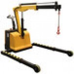 Vestil EPFC-25-AA Electric Steel Floor Crane with Adjustable Legs, 44 1/4