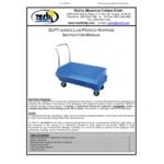 Vestil 0.25 Cubic Yard Mobile Low-Profile Steel Hopper Cart with 2 Rigid / 2 Swivel Casters SLPT-24 - 1,000 lb. Capacity Vestil 0.25 Cubic Yard Mobile Low-Profile Steel Hopper Cart with 2 Rigid / 2 Swivel Casters SLPT-24 - 1,000 lb. Capacity