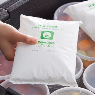 Polar Tech BD24 24 oz. Ice Brix Biodegradable Cold Pack - 24/Case