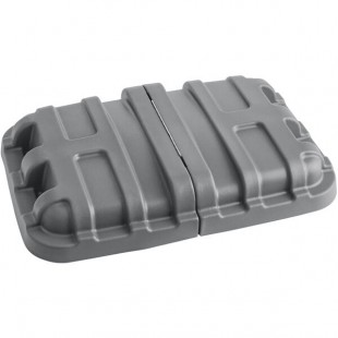 Lavex 8 Cubic Foot Gray Cube Truck Lid