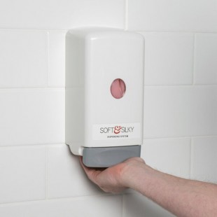 Kutol 9950ZPL Soft & Silky 800-1,000 mL Off White Bag-In-Box Hand Soap Dispenser